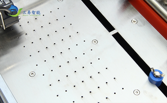 High speed slicer—Vacuum suction plate